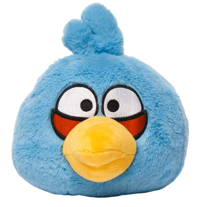 Angry Birds Blue Bird Plush MMT Mighty Mojo Toys